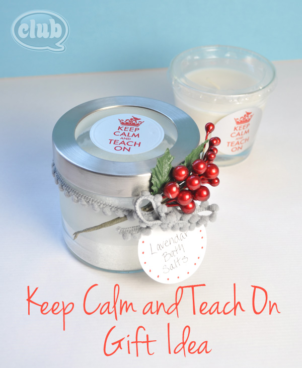 Keep calm and teach on gift idea