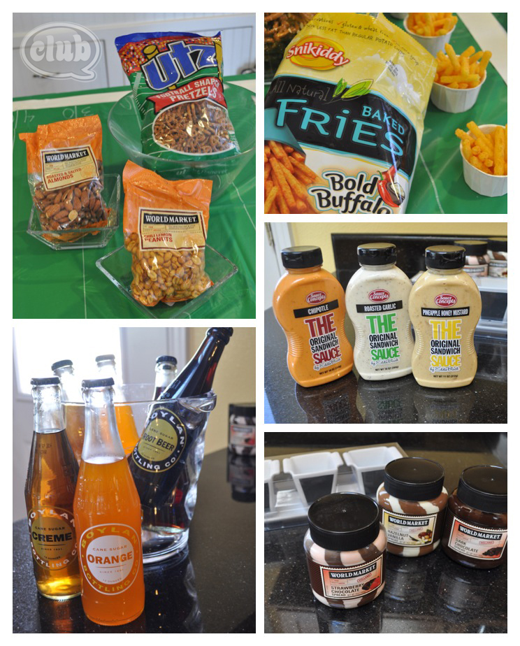 Cost Plus World Market Football party snack ideas