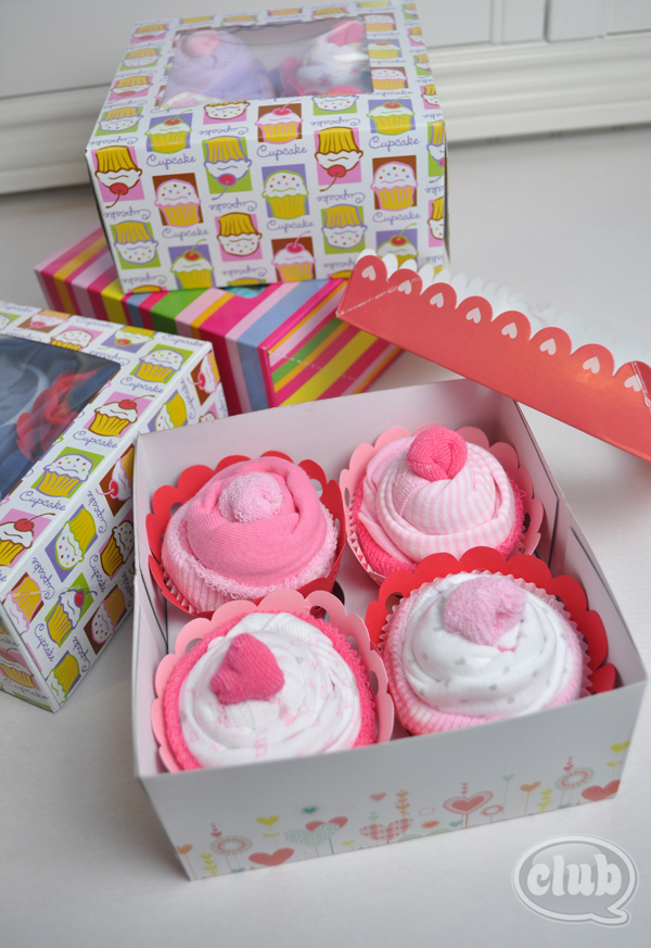 Pretty in Pink Cupcake Onesies Gift