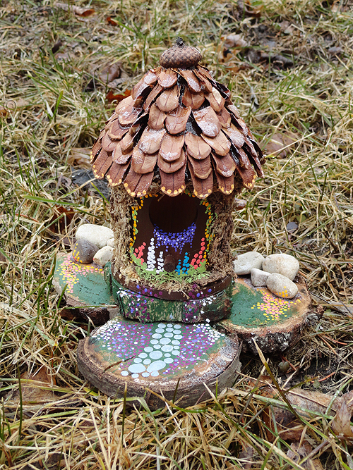 homemade fairy house craft