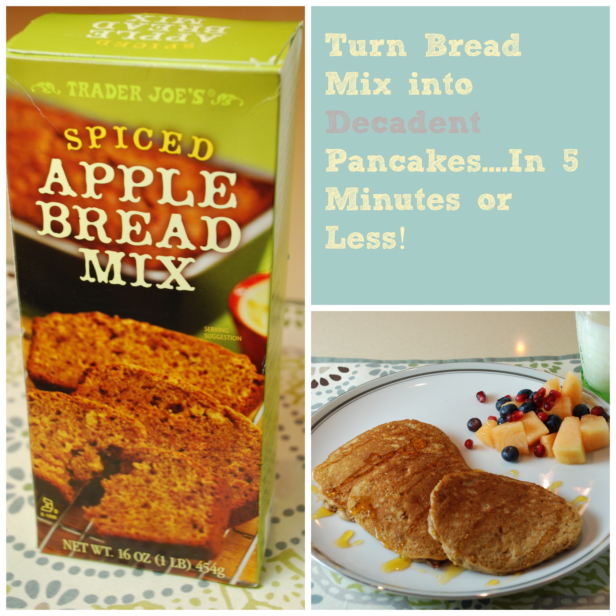 Turn Bread Mix into Decadent Pancakes in 5 Minutes or Less Club Chica Circle where crafty is