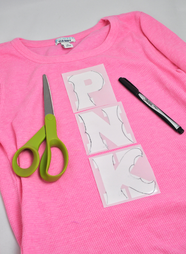 PNK Monsters U shirt DIY