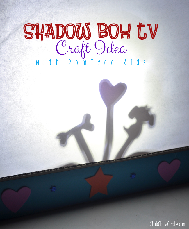 Shadow Box TV with PomTree Kids Puppets
