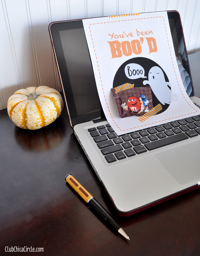 You've Been Boo'd Desk free Printable