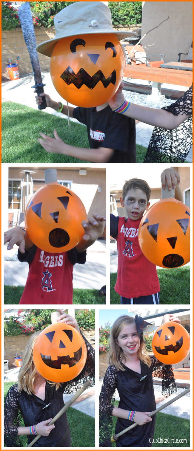 fun with pumpkin balloon jack-o-lanterns