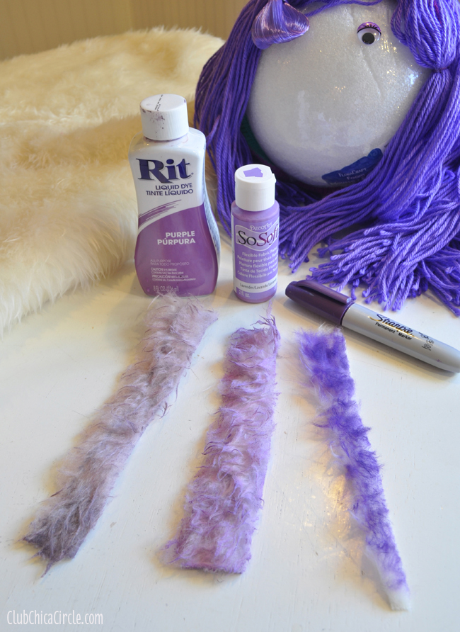 how to dye monster fur tests