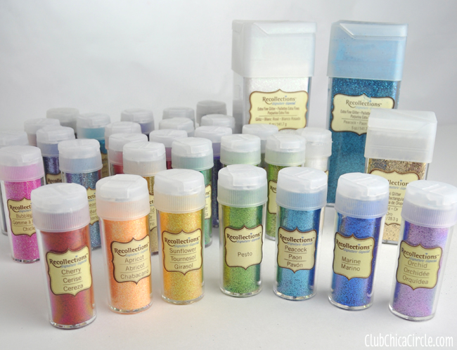 Michaels Recollections Glitter Colors