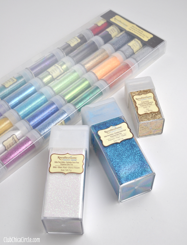 Michaels Recollections Glitter packs