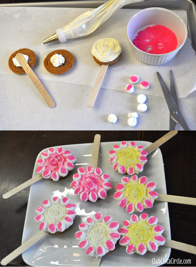 How to make cookie spring flowers