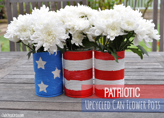 4th of July Party Table decor craft idea