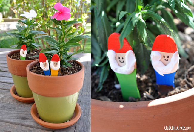 easy garden gnomes craft idea for kids