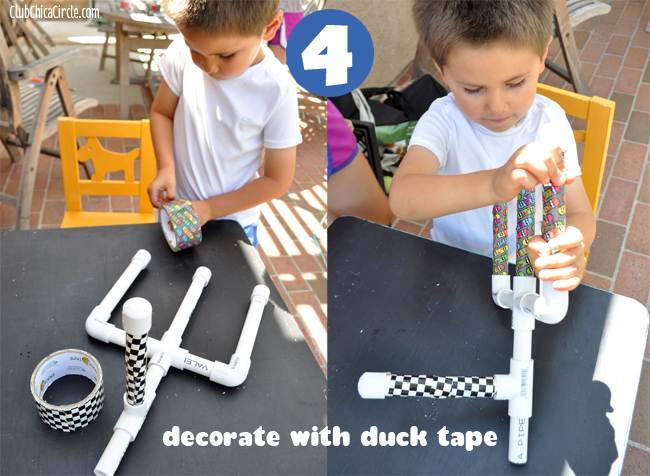 Step 4 - decorate with Duck Tape