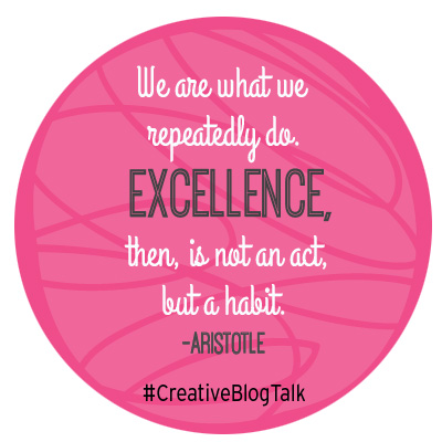Creative Blog Talk - Consistency is Key