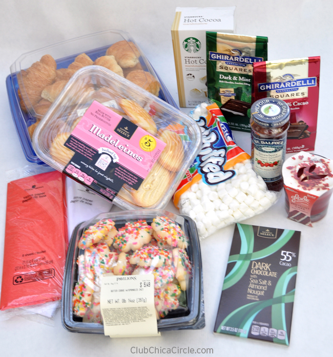 #GiveBakery Grocery shop items for Easy Gift Baskets