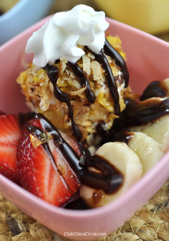 How to make fried ice cream without frying