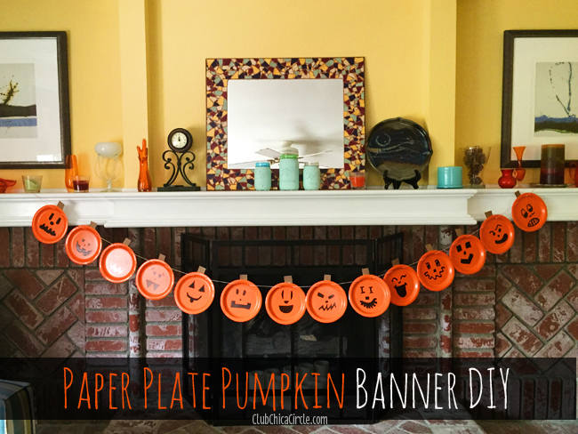 Easy Pumpkin Party Banner DIY