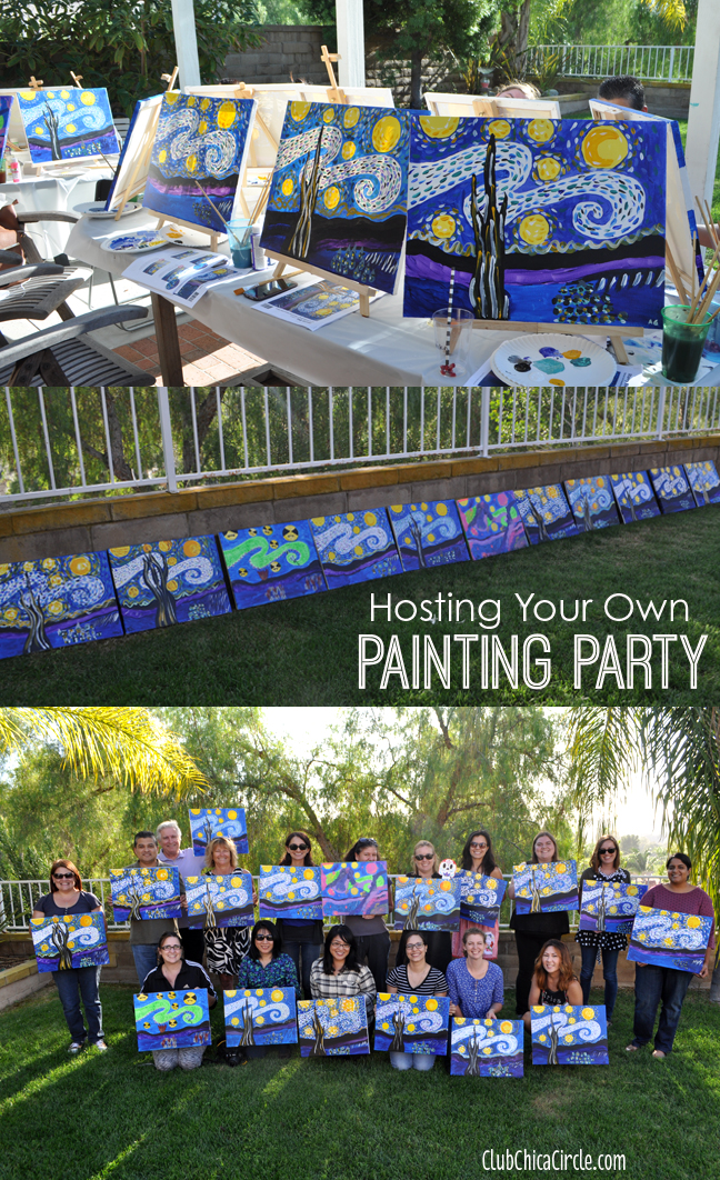 Hosting Your Own Fun Painting Party