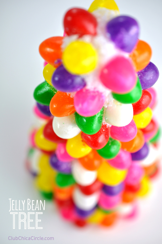 Jelly Bean Tree Easy Spring Craft Idea @clubchicacircle