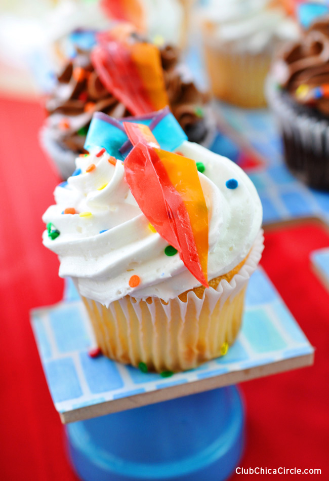 Easy Father's Day tie cupcakes DIY @clubchicacircle