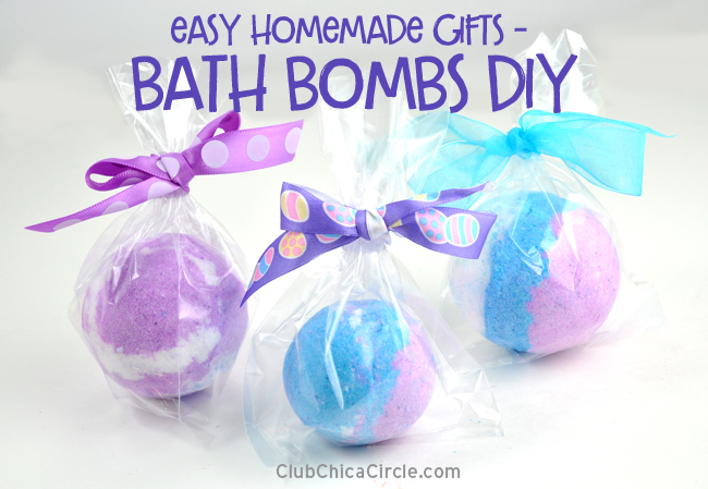 Homemade Bath Bomb Gift and craft Idea for teens - so fun!