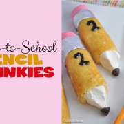 Back-to-School Pencil Twinkies Fun Food Craft Idea