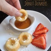 Easy Mini Pancake Donut Dunkers