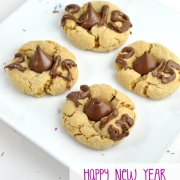 Happy New Year Peanut Blossom Cookies