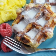 How to Make Cinnamon Roll Waffles in Less Than 3 Minutes