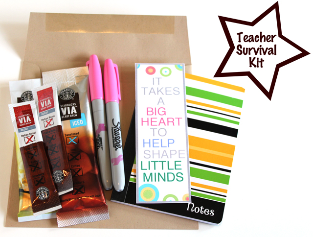 Teacher Survival Kit Gift Idea, Appreciation Week