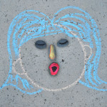 Rock chalk face 1
