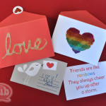 love glitter cards