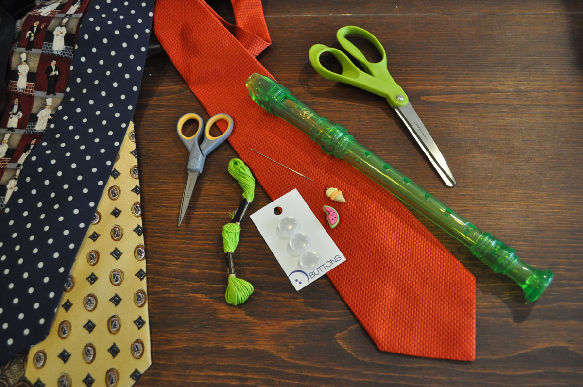 Necktie Key Ring Tutorial - Positively Splendid {Crafts, Sewing