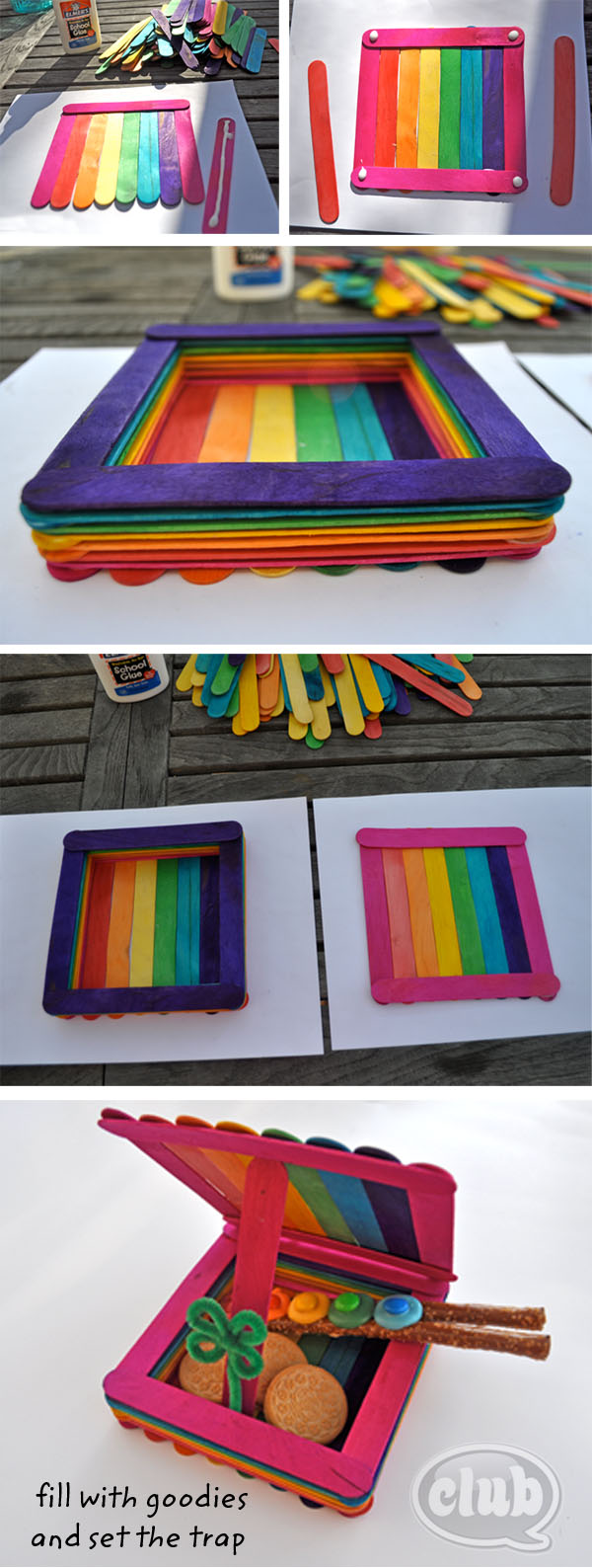 DIY Leprechaun Trap  Grey Skies & Rainbow Highs