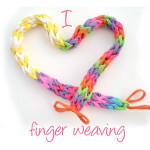 I heart finger weaving feature