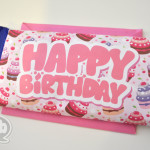 Happy Birthday printable chocolate bar wrap