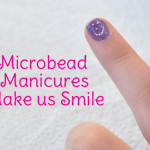 Microbead smiley face nail