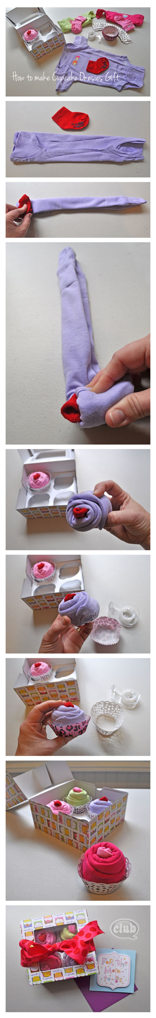 Cupcake Onesies Gift Idea