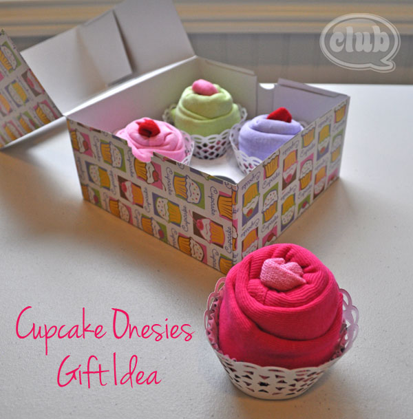 cupcake onesies gift box