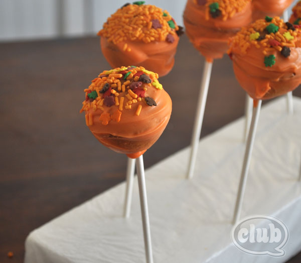 Easy Pumpkin Cake Pops - Dizzy Busy and Hungry!