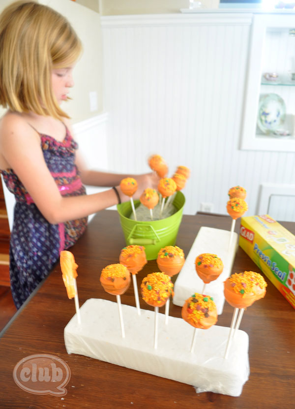 Decadent Halloween Truffle Cake Pops