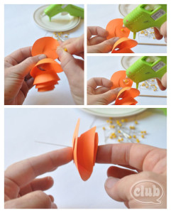 Paper Flower Pumpkin Craft DIY | Club Chica Circle - where crafty is ...