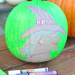 witch painted pumpkin chalkboard silhouette.club