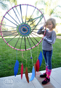 Giant Dream Catcher Craft for Tweens with Big Dreams | Club Chica ...