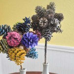 pine cone topiary featured