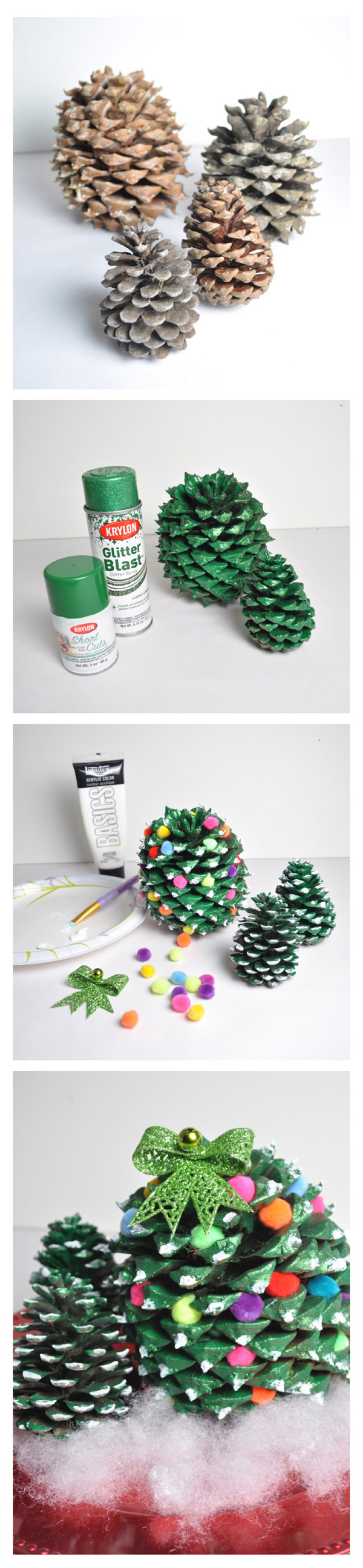 Pine Cone Crafts - Homemade and Happy