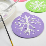 Snow Paint ornaments