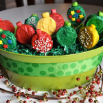 holiday cookie pop basket