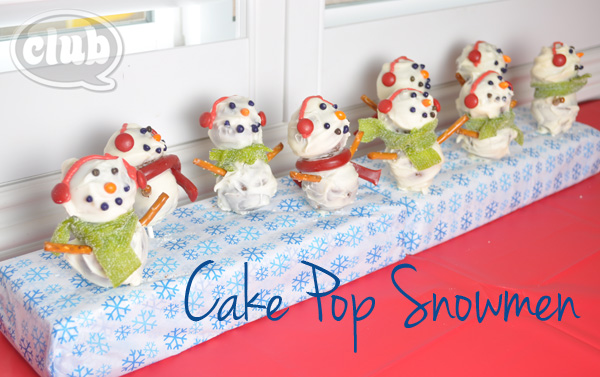 Snowman Cake Pops - Charlotte's Best Nanny Agency