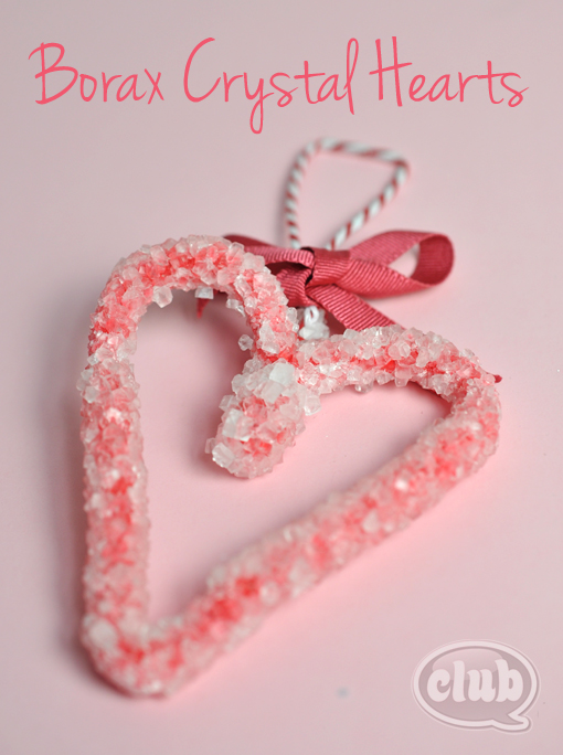 How To Make Heart-shaped Borax Crystals  Club Chica Circle - where crafty  is contagious