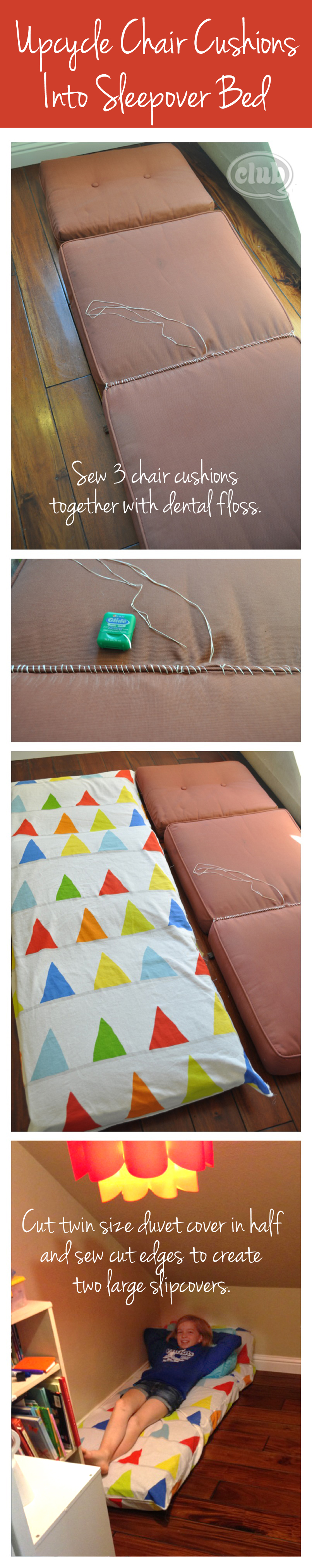 DIY Leather Chair Cushion